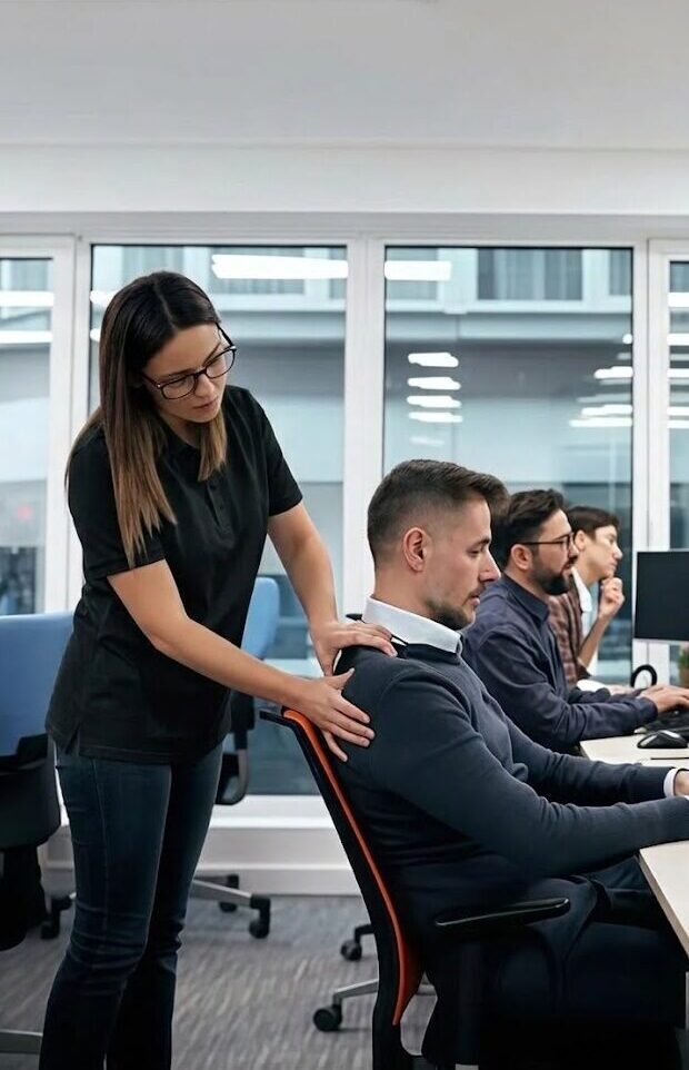 Corporate massage services
